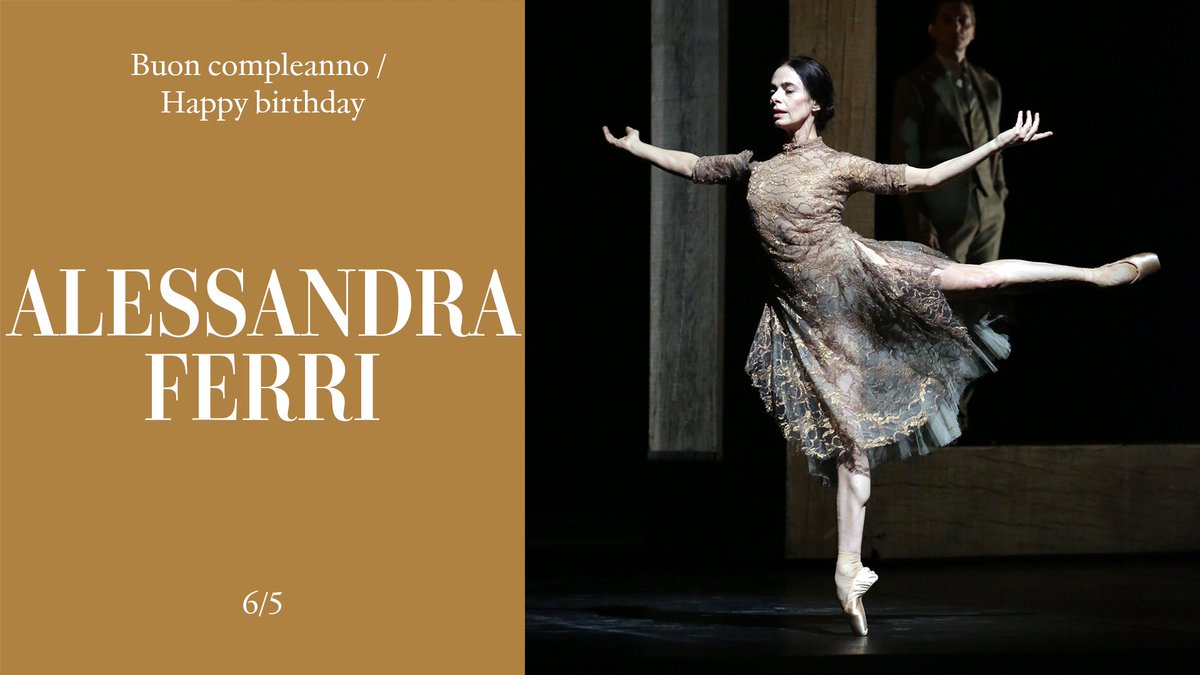 Buon compleanno / Happy birthday Alessandra Ferri.

#NatiOggi #BornToday