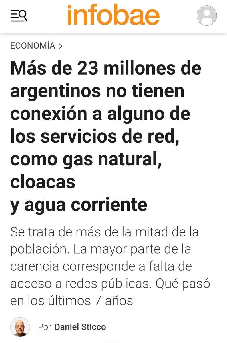 Durante 20 años nos vendieron el verso del 'Estado presente'. Dejaron a la mitad de los argentinos sin servicios esenciales.