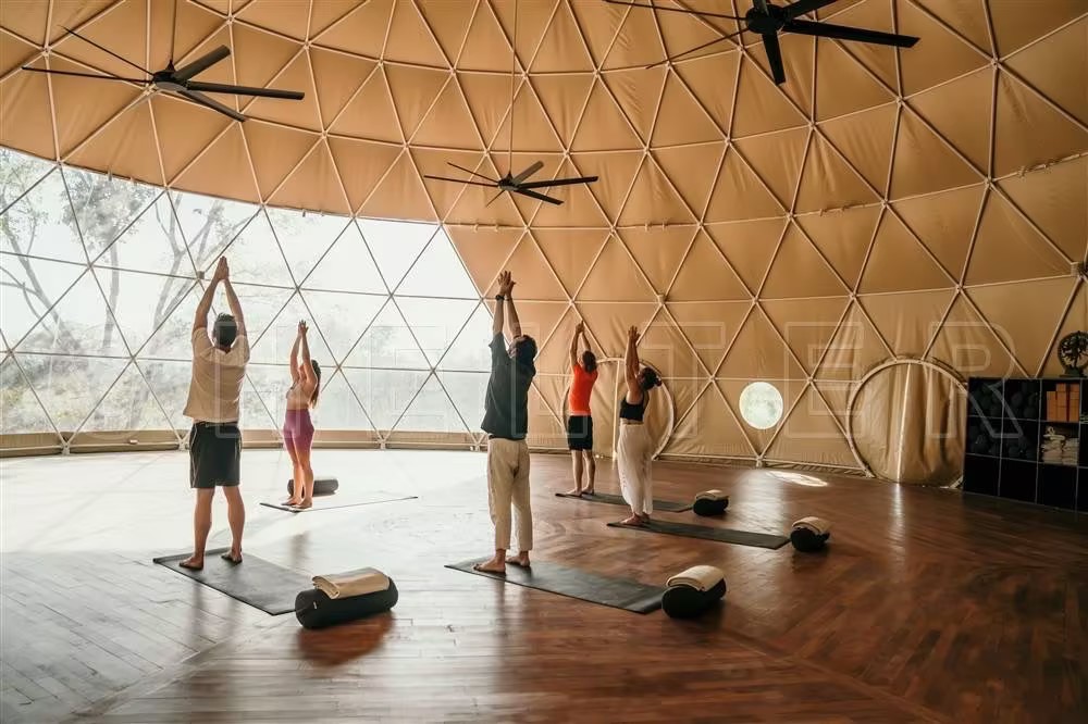 Hot yoga Dome: Go beyond the traditional practice space.
#YogaDome #shelterdome #shelterstructures
Email：sales3@shelter-structures.com
Content URL: shelter-structures.com/blogs/unlockin…