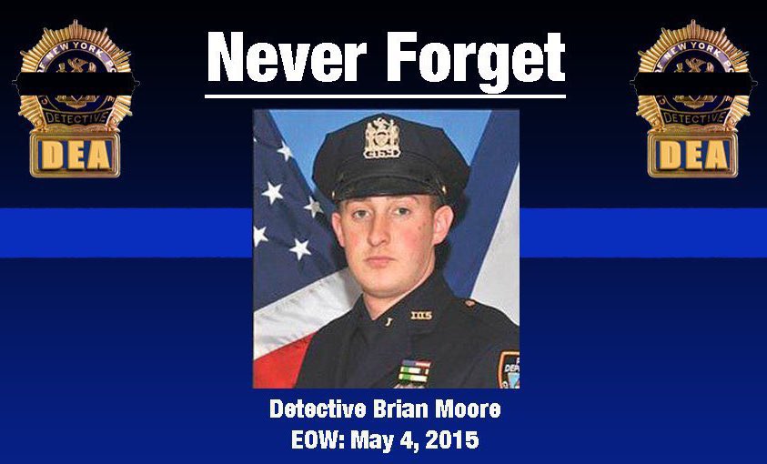 Nine years ago, Detective Brian Moore was murdered. A hero at 25 years old, who engaged a violent man with gun, Brian defined what it means to be one of 'The Greatest Detectives in the World.” Brian and his family are forever in our prayers. The DEA will #NeverForget.