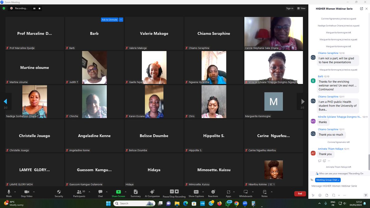 Today, we had an interesting session of our monthly Webinar Series N°6... so many life hacks learned on how to navigate between work and personal life and reach a balance. Thanks to @SylvieKwedi @BellaNoche_oxo and @Nkenfou1