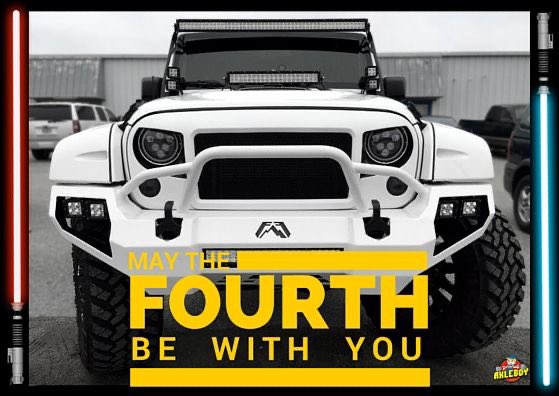 Happy May the 4th Jeepers ✌🏻@THEJeepMafia @JohnsJeepGarage @Scooby_Barkley @becky2175