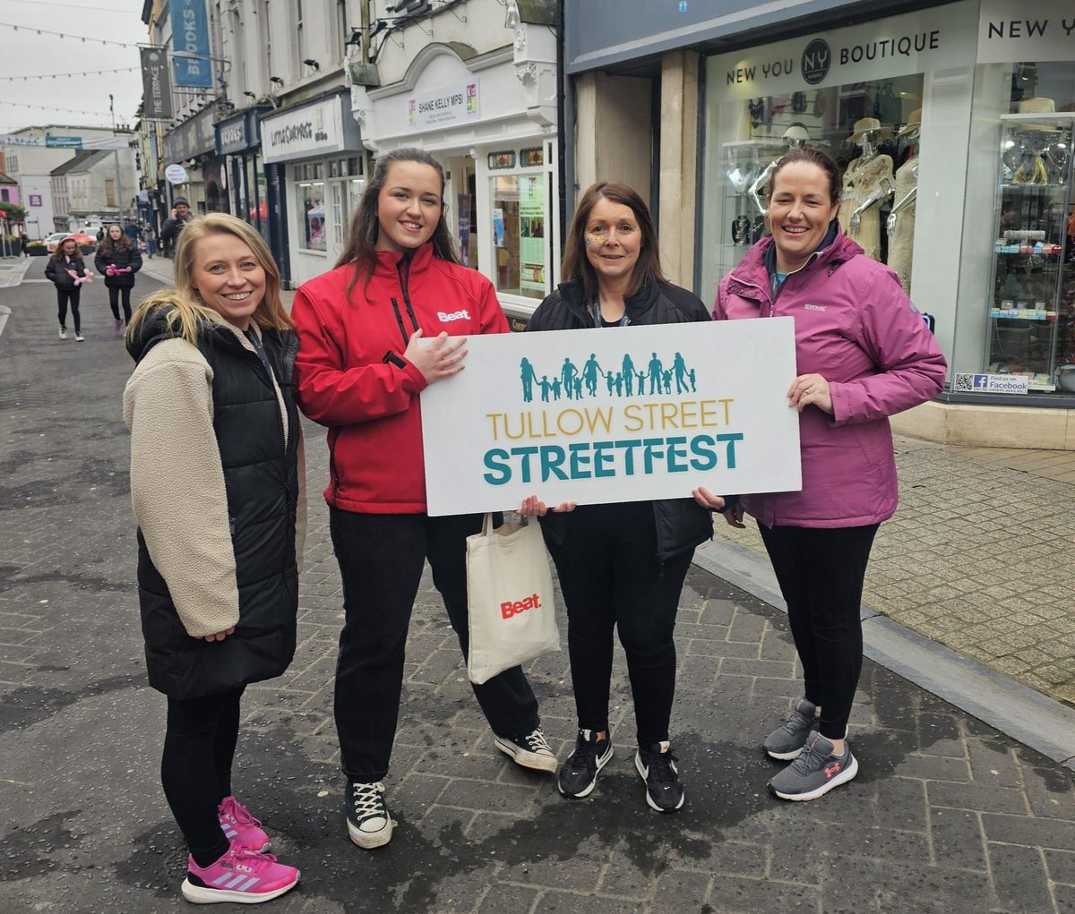 The Carlow LEO team loving the beats on the street from @beat102103  today on Lower Tullow Street!
Lots of fun on the street until 5:30pm - join the fun! 🎉🎉  
#streetfestcarlow 
@carlow_co_co @carlowppn @carlowtourism @allaboutcarlow