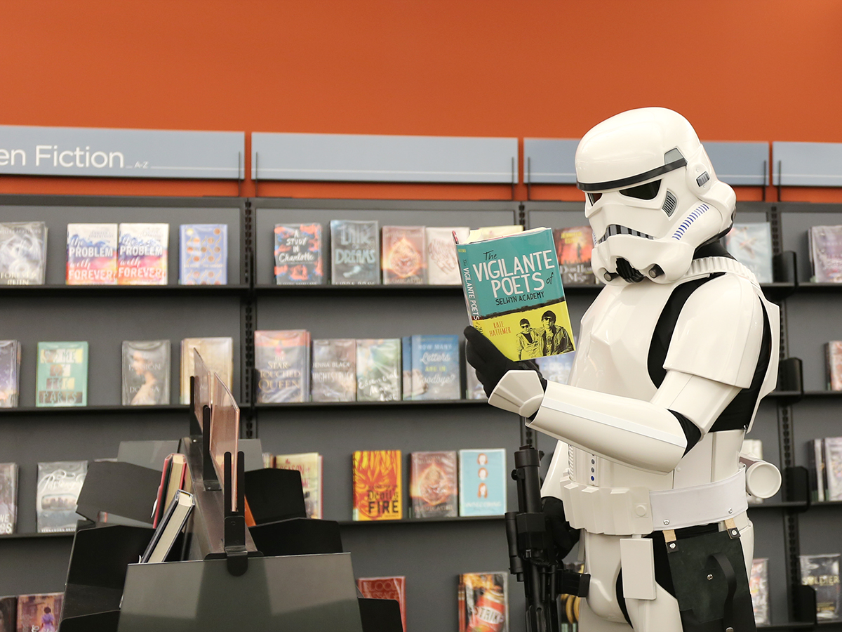 May the 4th Be with You! A reminder that today is Free Comic Book Day - stop by the library's first floor today from noon-2 p.m. and take home a free comic book! Available while supplies last.