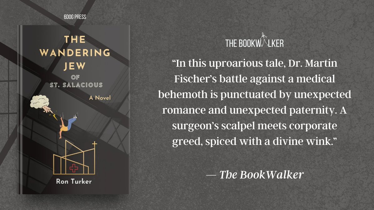 #BookTalk “The Wandering Jew of St. Salacious has it all: humor, drama, romance, and a glimpse behind the scenes at the corporate skullduggery of Big Medicine. I couldn't read this fast enough.”—John DeDakis

Full of heart, full of life!  amzn.to/3JPxy0d