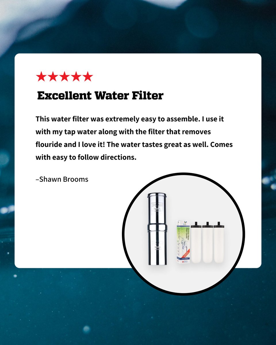 Big shoutout to Shawn for the review! 💪 When it comes to water filters, it's not just about convenience – it can be a matter of life or death. Stay ahead of the game and prioritize safety. Better safe than sorry, every time.

#safetyfirst #waterfiltration #prepareforanything