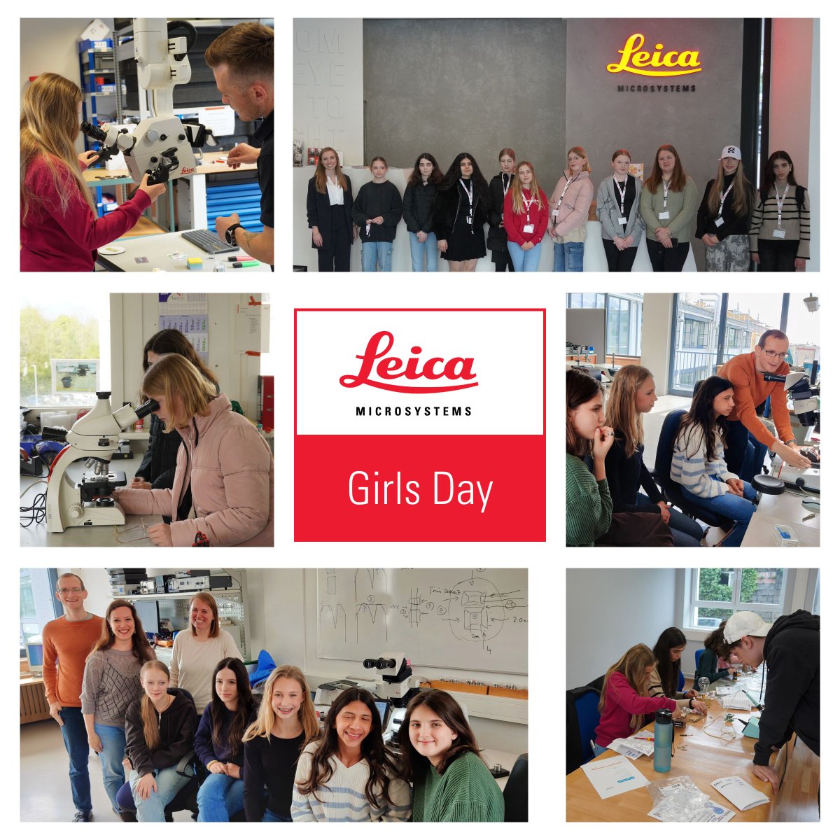 We recently hosted #GirlsDay at our sites in Wetzlar and Vienna. Inspiring young women to explore tech careers is our passion. Together, let's foster diversity and equal opportunities! 

#diversity #inclusion #LeicaMicrosytems #GirlsDay2024 #womeninstem