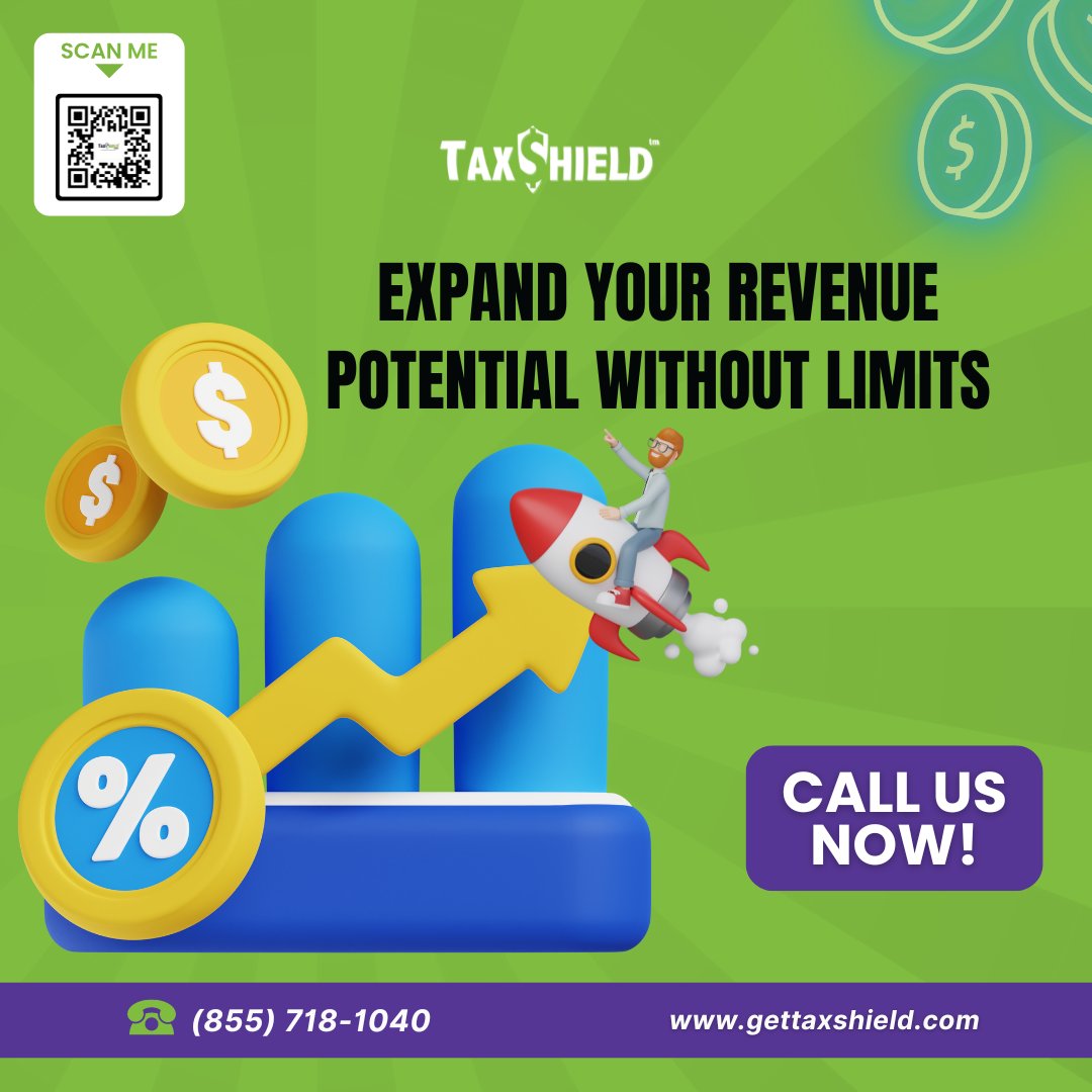 Unlock unlimited licenses with TaxShield's tax software for limitless earnings! Serve more clients, maximize revenue, and grow your business. Contact TaxShield at (855) 718-1040! #UnlimitedLicenses #RevenueGrowth #TaxSoftware