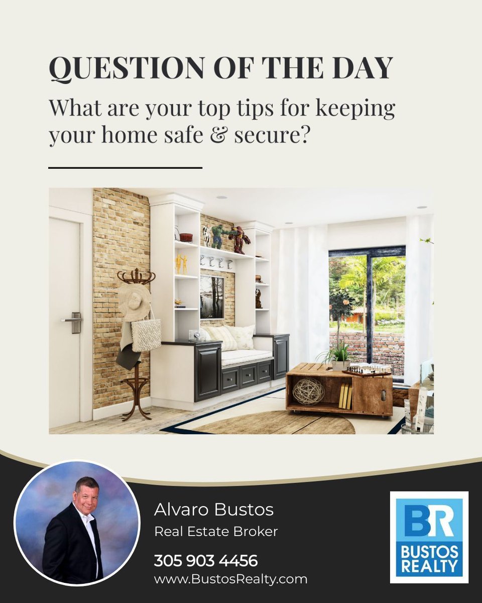 Keeping your home safe is crucial! What are your top tips for keeping your space safe and secure? 

Whether it's installing smart locks or setting up a robust security system, share your insights!

#homesafety #homesecurity #securehome #safetytips #securitytips #protectyourhome