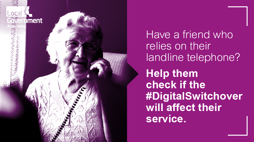 Do you have a friend who relies on their landline telephone? The #DigitalSwitchover may affect their service. Help them find out what to expect so their care isn’t affected and they can stay safe 👇
orlo.uk/dURHv #DigiKnow
