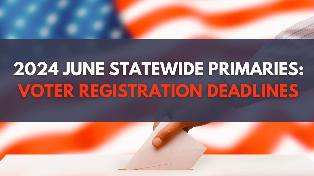 Make sure you are registered to vote by May 10 for the June 11 Primary.  Reminder, I won't appear on that Primary ballot as I'm uncontested for my spot on the November ballot.  #GetOutTheVote