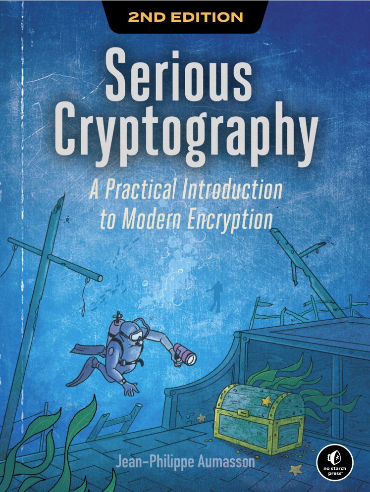 Changes on EVERY page, new chapter 'Cryptocurrency cryptography' inc. PoW, algebraic hashing & Poseidon, multi-signatures, threshold signatures, zero-knowledge proofs, and more. NEW: section about Ed25519; the new Linux PRNG; NIST's PQC standards nostarch.com/serious-crypto…