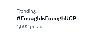 ~6:55am and guess what's trending already? Good Job, Everybody‼️ #EmoughIsEnoughUCP #EmoughIsEnoughUCP