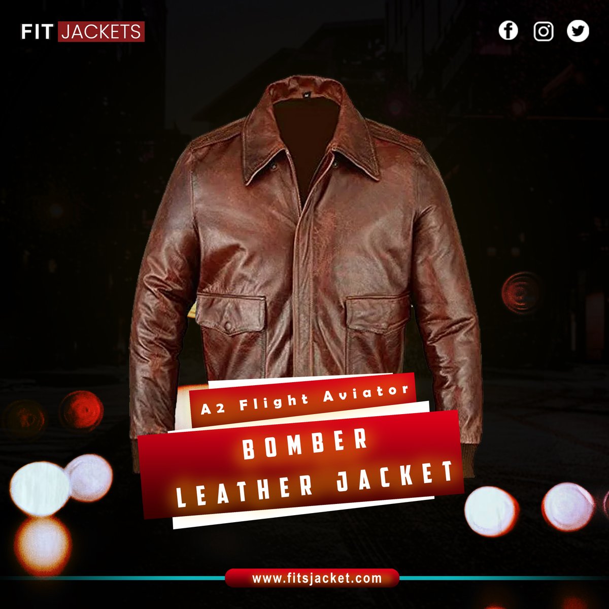 A2 leather flight jacket is now available at fitjackets.com 
Shop now: ➡️ tinyurl.com/2hy5yb84
#winterfashion #vintagestyle #leather #jacket