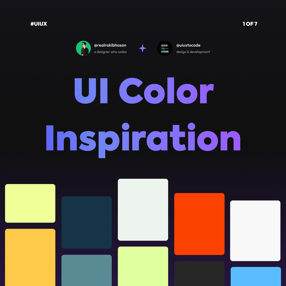 🎨 Ul Color Inspiration

UI Design By Jack R.
Design Chosen By @realrakibhasan & @uiuxtocode

Say Hello 👋 
zaap.bio/realrakibhasan

Stay tuned for daily design-related resources 🤝

#ui #ux #uxdesign #uidesign #learnui #learnux  #colour #realrakibhasan #uiuxtocode