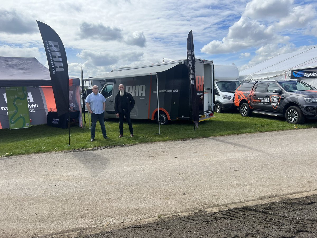 @RHANews are set up and ready here at @Truckfest_Live at the Lincolnshire Showground! Come and see us at our stand – we’ve brought our truck driving simulator so you’re welcome to try it out. We’ll be here all weekend at this fantastic fun family event... #Lincoln #Truckfest
