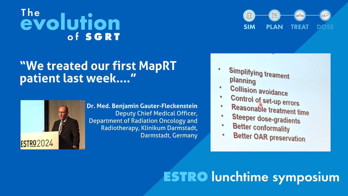 Dr. Med. Benjamin Gauter-Fleckenstein from Darmstadt Germany on using MapRT for non-coplanar treatments: