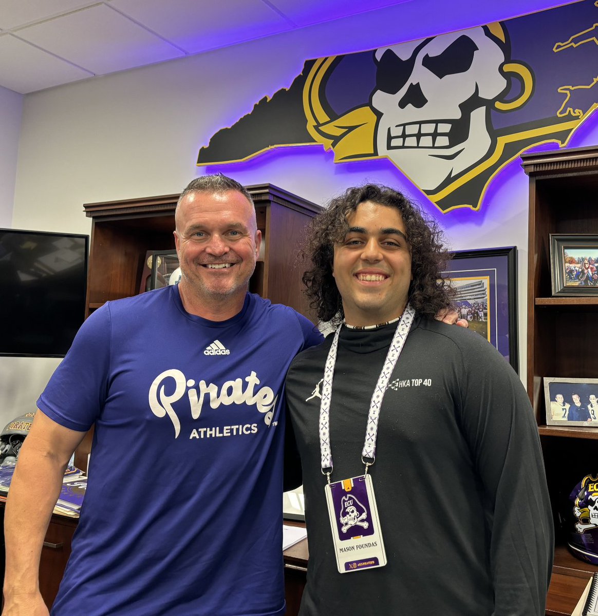 Mason Foundas (@masonfoundas_23) on Twitter photo After an incredible visit with @ECUCoachHouston & <a href="/CoachAPowell/">Andre Powell</a> I am 100% committed to <a href="/ECUPiratesFB/">ECU Football</a>. I am beyond thankful for the opportunity and ready to get to work #NoQuarter
<a href="/HTC247/">Hoist The Colours</a> <a href="/PR927FM/">Pirate Radio ☠️</a> <a href="/StephenIgoe/">Stephen Igoe</a>
Special thank you to <a href="/FentressKicking/">Fentress Kicking</a> <a href="/Hunterh24/">Hunter Holmes</a> <a href="/Coach_MThompson/">Matt Thompson</a> After an incredible visit with @ECUCoachHouston & <a href="/CoachAPowell/">Andre Powell</a> I am 100% committed to <a href="/ECUPiratesFB/">ECU Football</a>. I am beyond thankful for the opportunity and ready to get to work #NoQuarter
<a href="/HTC247/">Hoist The Colours</a> <a href="/PR927FM/">Pirate Radio ☠️</a> <a href="/StephenIgoe/">Stephen Igoe</a>
Special thank you to <a href="/FentressKicking/">Fentress Kicking</a> <a href="/Hunterh24/">Hunter Holmes</a> <a href="/Coach_MThompson/">Matt Thompson</a>