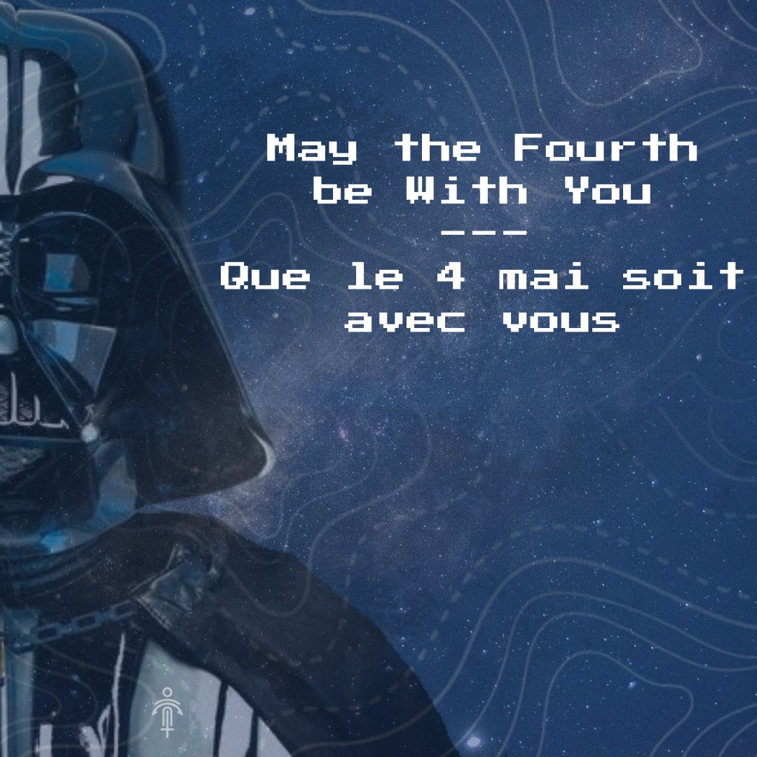 Happy #StarWarsDay! May the Fourth be with you, and let’s keep cycling against the dark side! --- Bonne #JournéeStarWars! Continuons à pédaler contre le Côté Obscur et que la force soit avec vous!