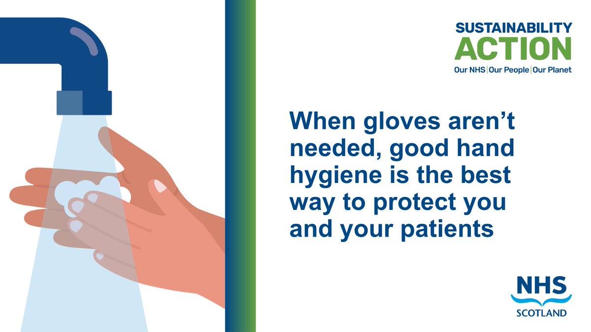 Tomorrow is World #HandHygiene Day and we’re encouraging healthcare colleagues to reduce unnecessary glove use. By practising good #HandHygiene when gloves aren’t needed, together we can protect patients, staff and the environment.