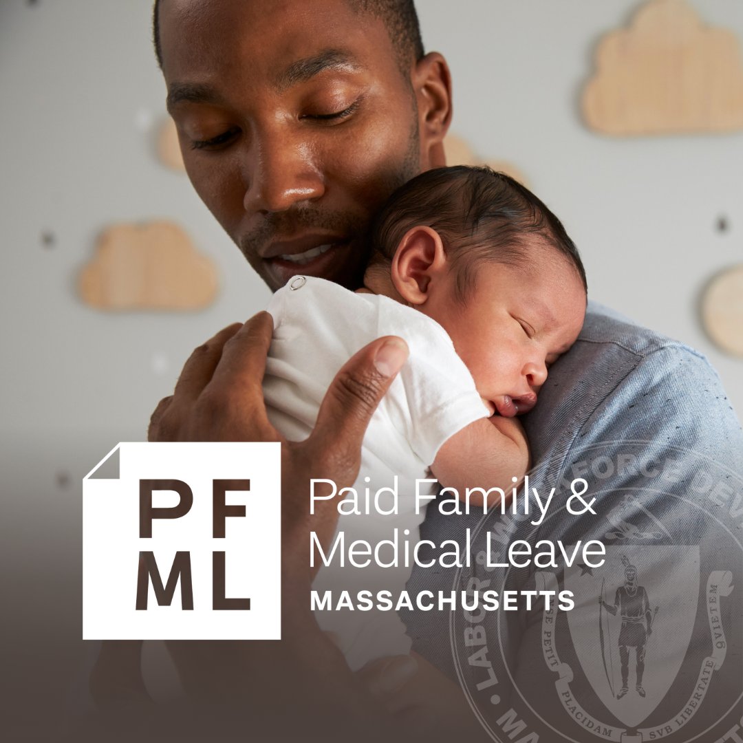Paid Family and Medical Leave (PFML) provides time to bond with a new child in your family. Eligible parents or guardians of any gender identity may take this leave, including foster and adoptive parents. Learn more today at Mass.gov/PFML-Bonding