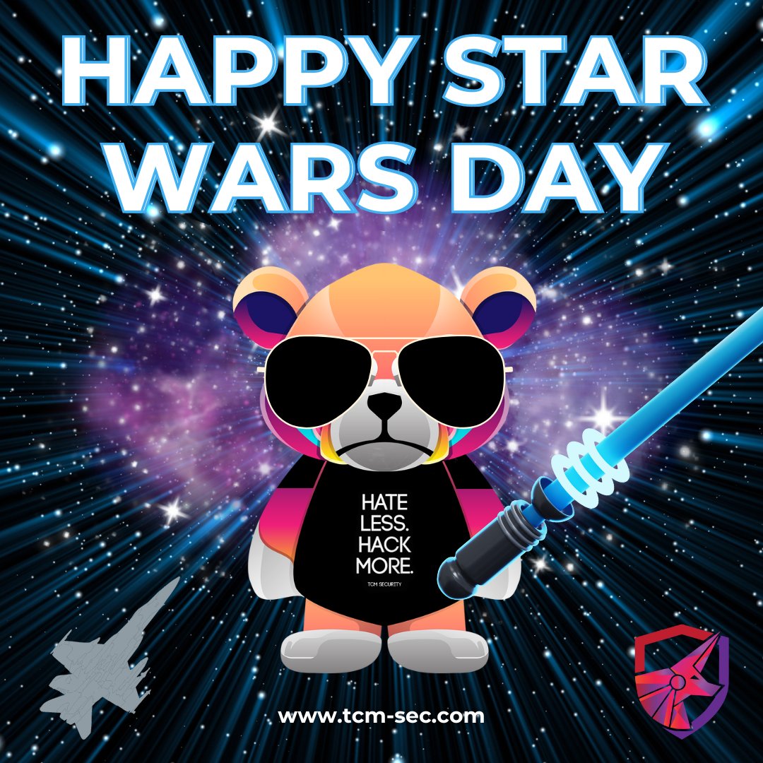 TCMSecurity's tweet image. May the 4th be with you this Saturday! ✨