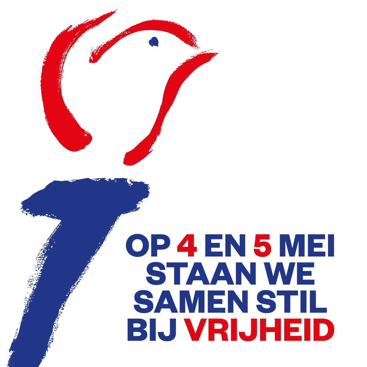 Op 4 en 5 mei staan we samen stil bij vrijheid.