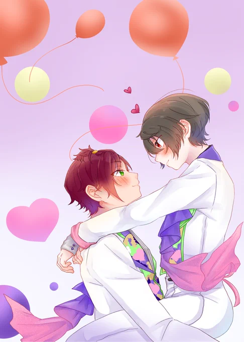 #ひらいて赤ブー衣真緒×朔間凛まおりちゅ〜ん!!を是非!よろしくお願いします! 