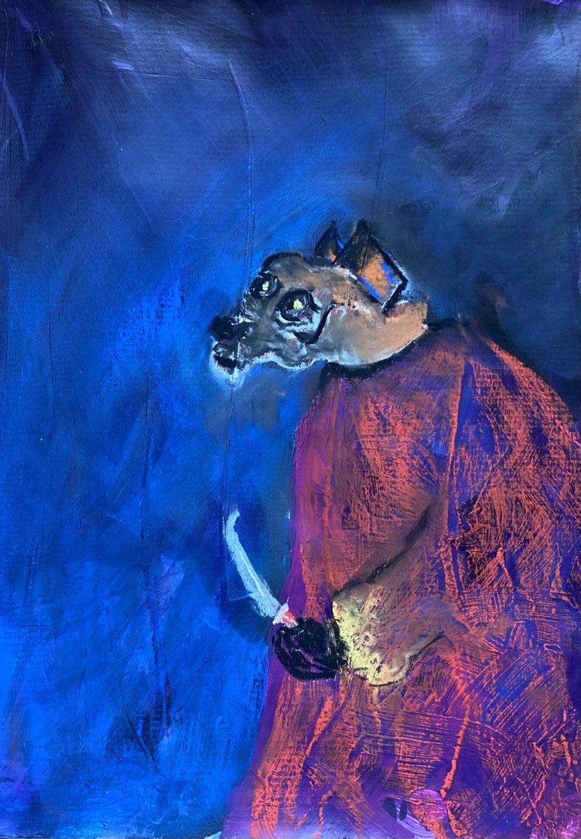 Acrylic and pastel painting, 
“A Rallying Cry for the Restless Soul.”

This it’s one of the painting that will be exhibit at the art show in Gothenburg, Sweden the 11 May 2024. 

Gå med på Facebook eventet
lnkd.in/d_56rTr2 

#Education #Art #Artist
#Business #KizuruArts