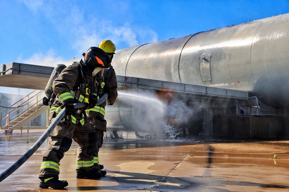 Happy #InternationalFirefightersDay, not only to our Fire Department, but to firefighters from around the world who've trained with us at our Fire Training Research Center!

We've welcomed more than 32,000 firefighters from 48 states & 54 countries since 1995! 🔥

📸 Derek Staine