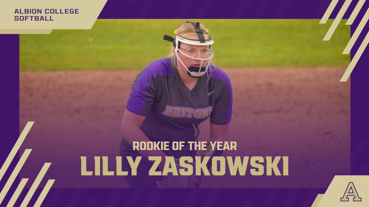 Zaskowski earns the 2024 title of Rookie of the Year! The freshman consistently contributed in the circle and at first base, while also keeping one of the hottest bats on the team! Congrats Lilly!