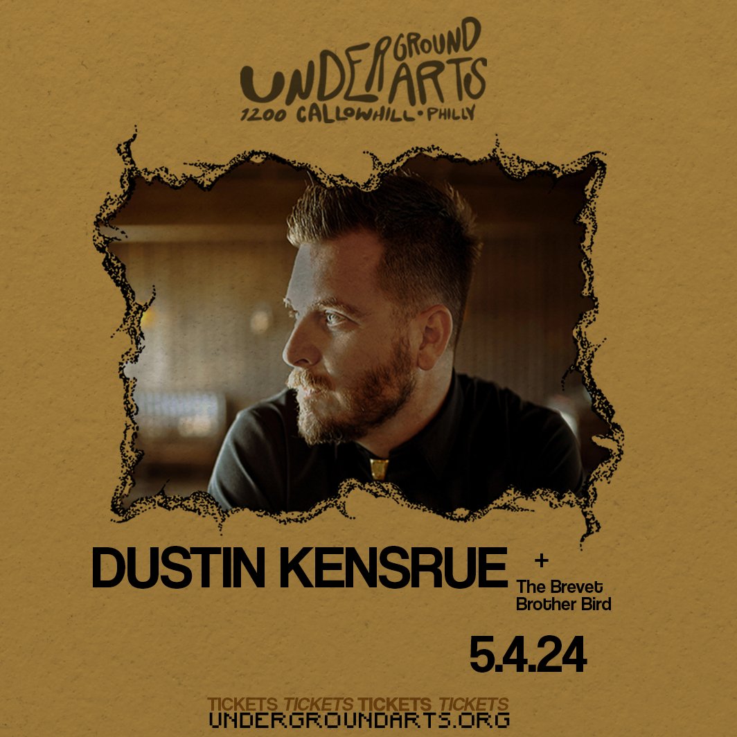**Tonight @ UA** Dustin Kensrue (of Thrice) brings us a whole new slew of Americana-tinged folk songs this evening with support from The Brevet & Brother Bird 🌵 - Tickets online + at the door: link.dice.fm/UA_DustinKensr…