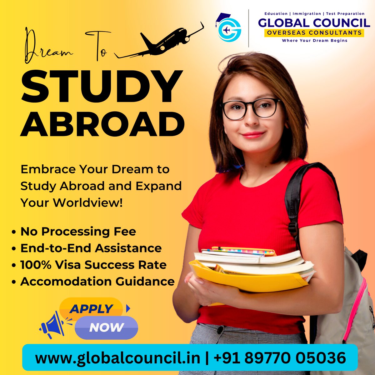 expand your world view you'll find,
Embark on a journey, enrich your learning spree,
Study abroad, the adventure awaits you.
.
.
#sudy #studyingermany #student #studyvisa #studyabroadtips #studyabroadlife #studyabroad #abroad #abroadlife #usa #ukworkvisa #germany