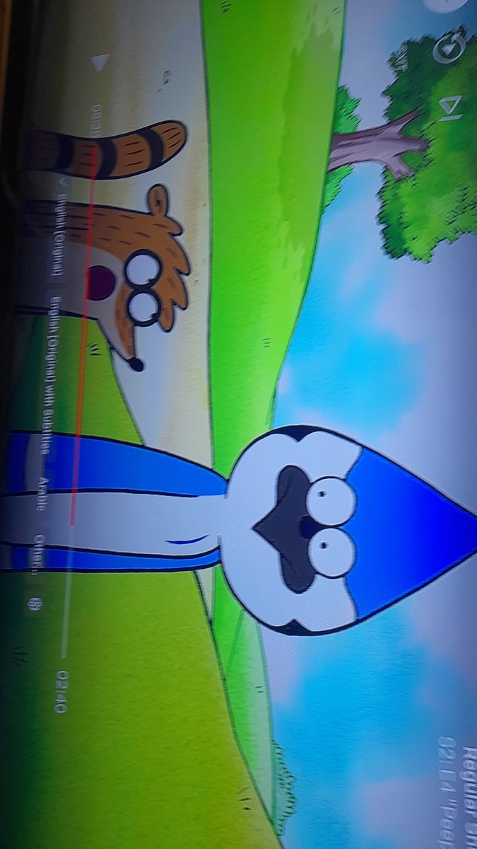 Was watching regular show but then this happened