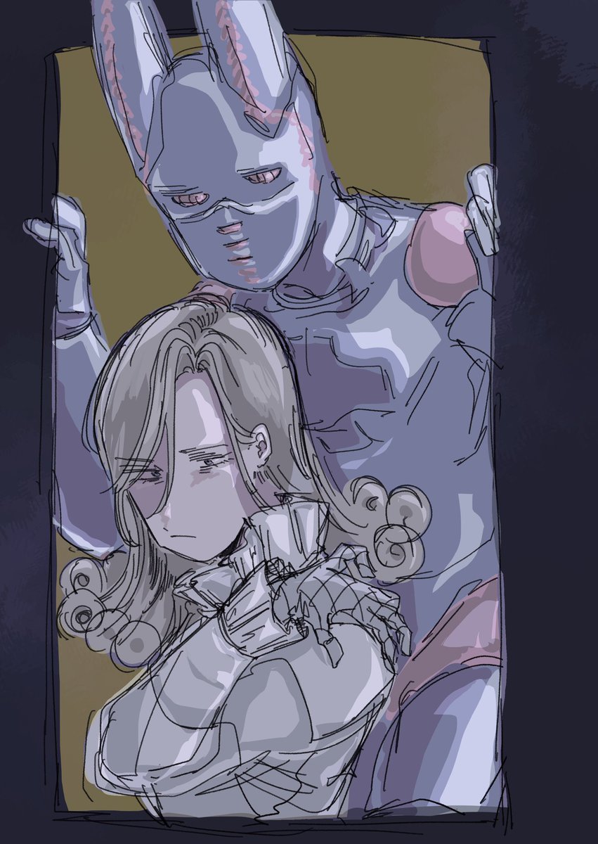 #JOJO版深夜の真剣お絵描き60分一本勝負 
お題「スティール・ボール・ラン」