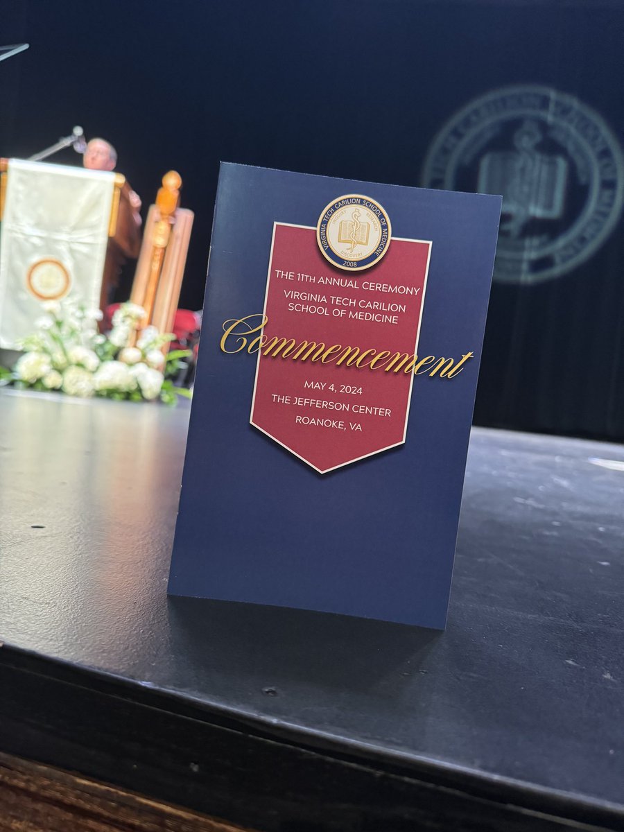 VTCSOM graduation is beginning! You can watch as our medical students become physicians live online! #vt24 #hokiegrad 

youtube.com/live/i9r_l7FxS…