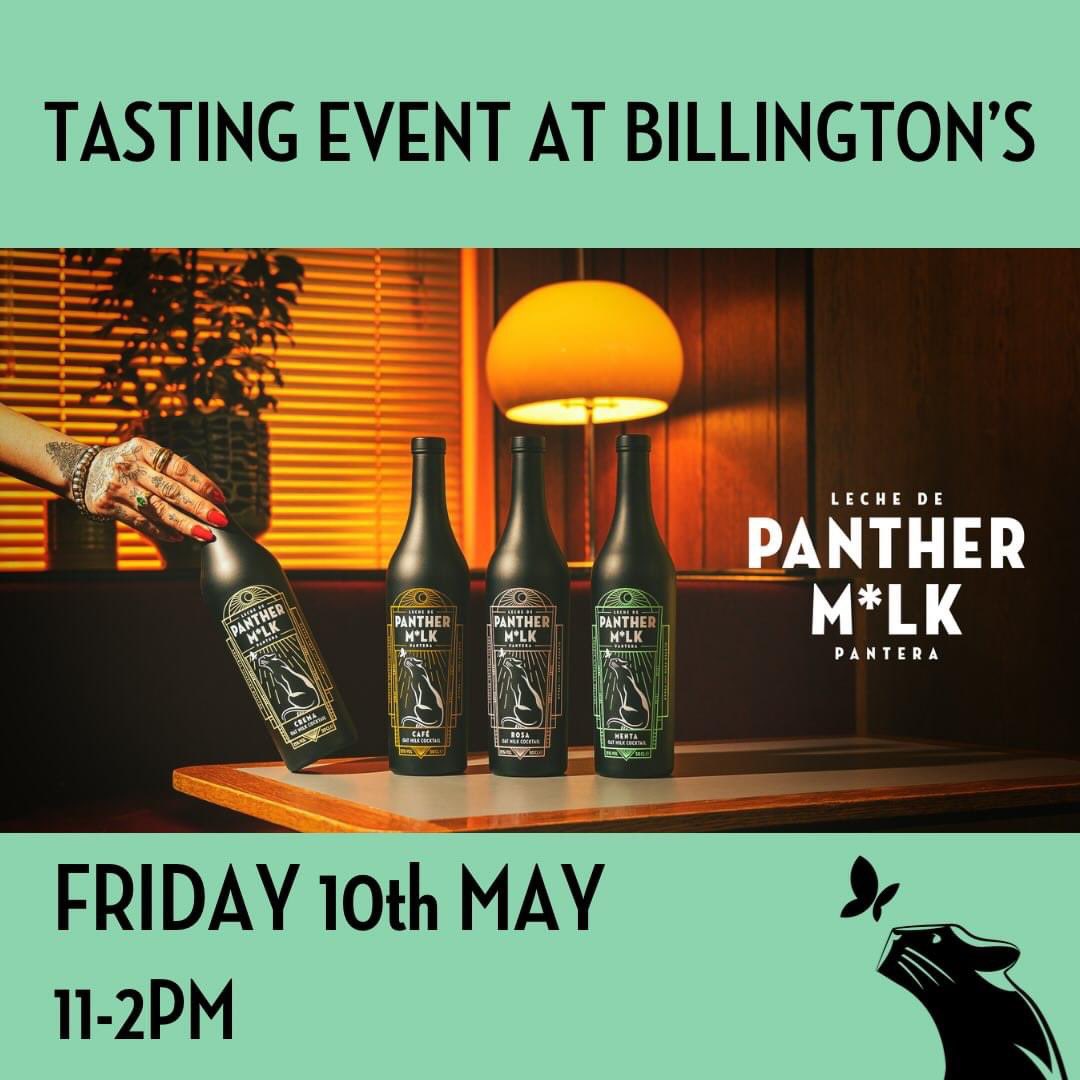 We are super excited to announce that we have Rory from <a href="/Panther_Milk_/">Panther M*lk</a> coming down on Friday to give out some tasters of their Oat Milk Cocktails! This is not one to miss! 😍
