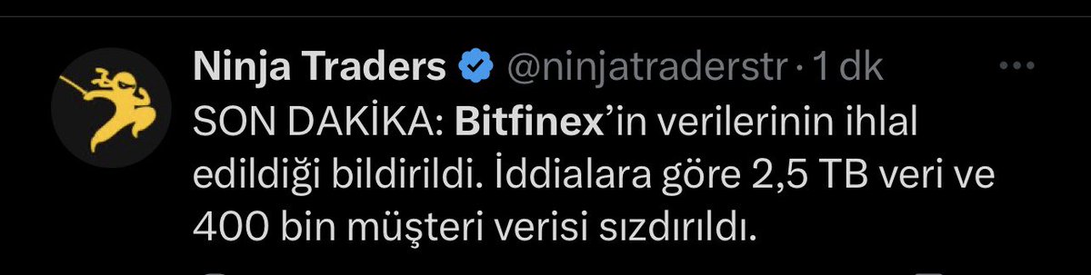 Hayırlı işler bol güneşler @bitfinex