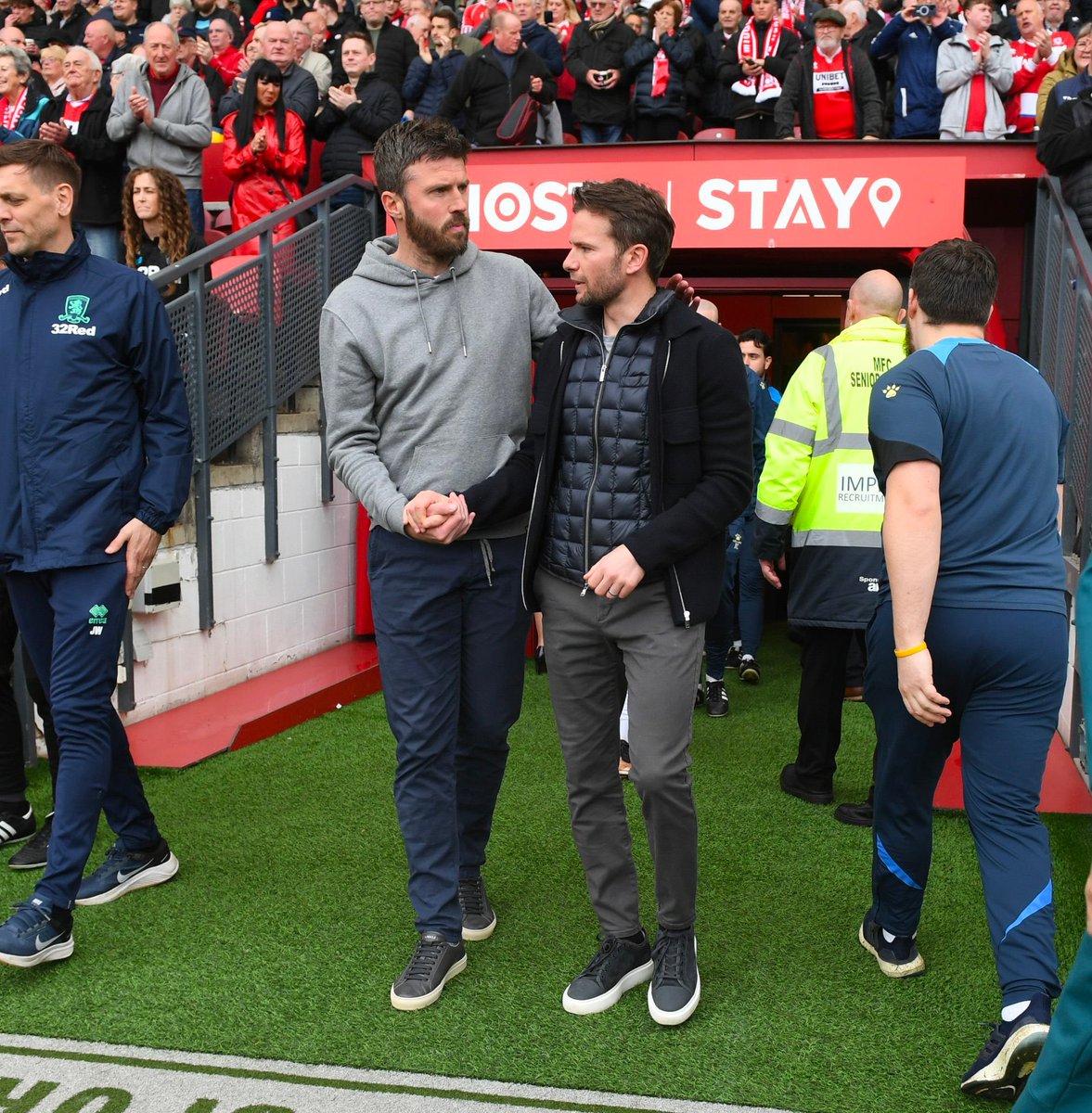 Jonathan Woodgate, Michael Carrick and Tom Cleverley all in the same picture as coaches. We're getting old aren't we