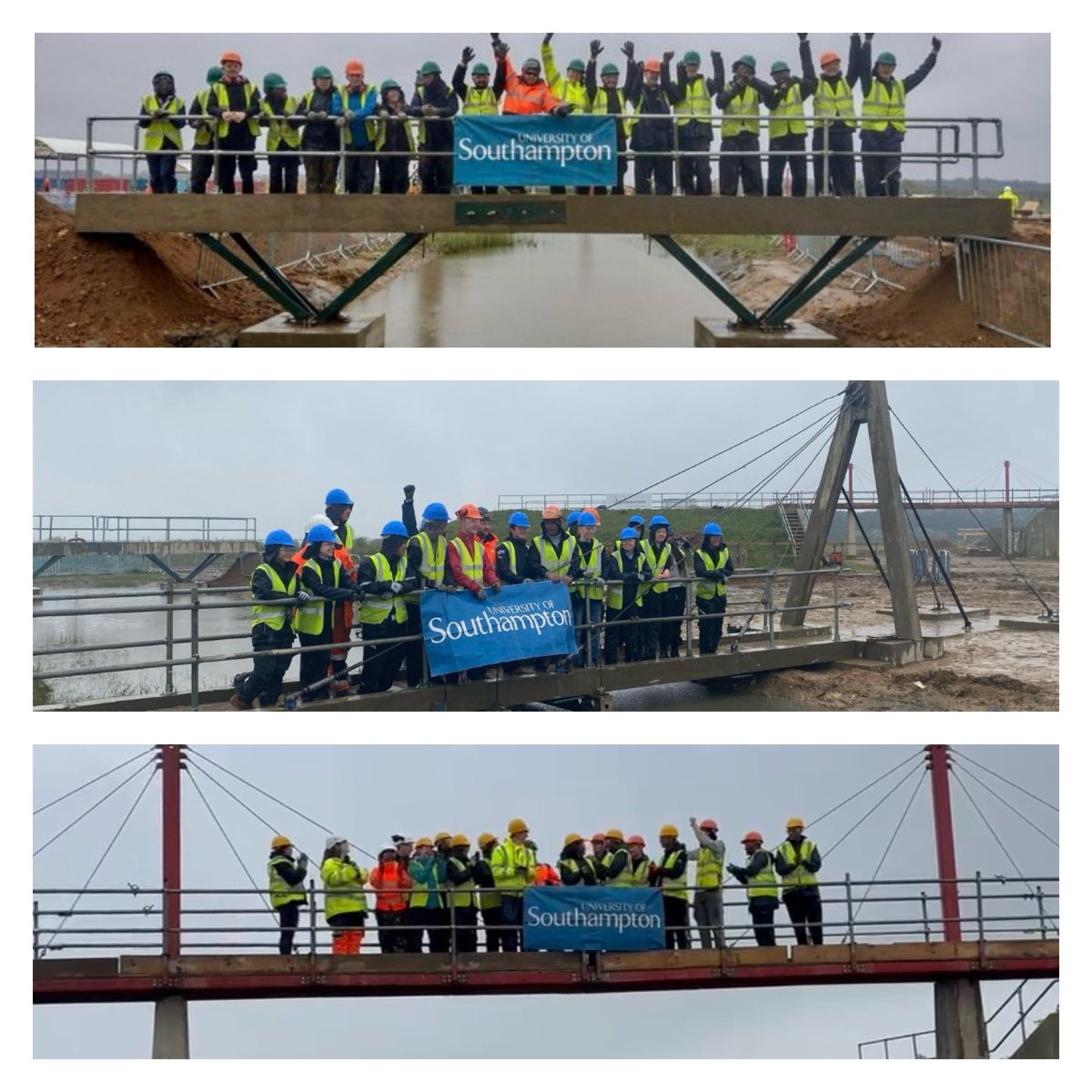 What fantastic bridges built by superb 1st year students from @UoSEngineering @unisouthampton this week at @constuctionarium. @bridge_raters @bridgeforum @IStructE @ICE_engineers @CIHTUK @NationalHways @HighwaysToday @ncedigital @CNplus @concretelibrary