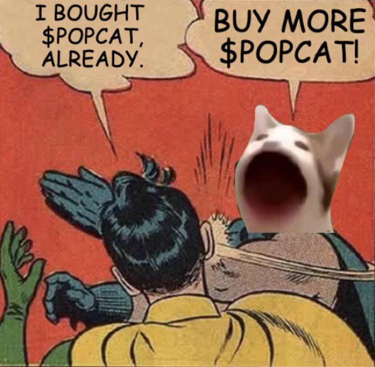 I’ve told you time and time again. Buy more $popcat. $1 inbound. 

It’s a cat and it pops. 

$popcat #popcat #popcatisculture  #cryptocurrency #cryptotoken #ポップキャット #啵啵貓