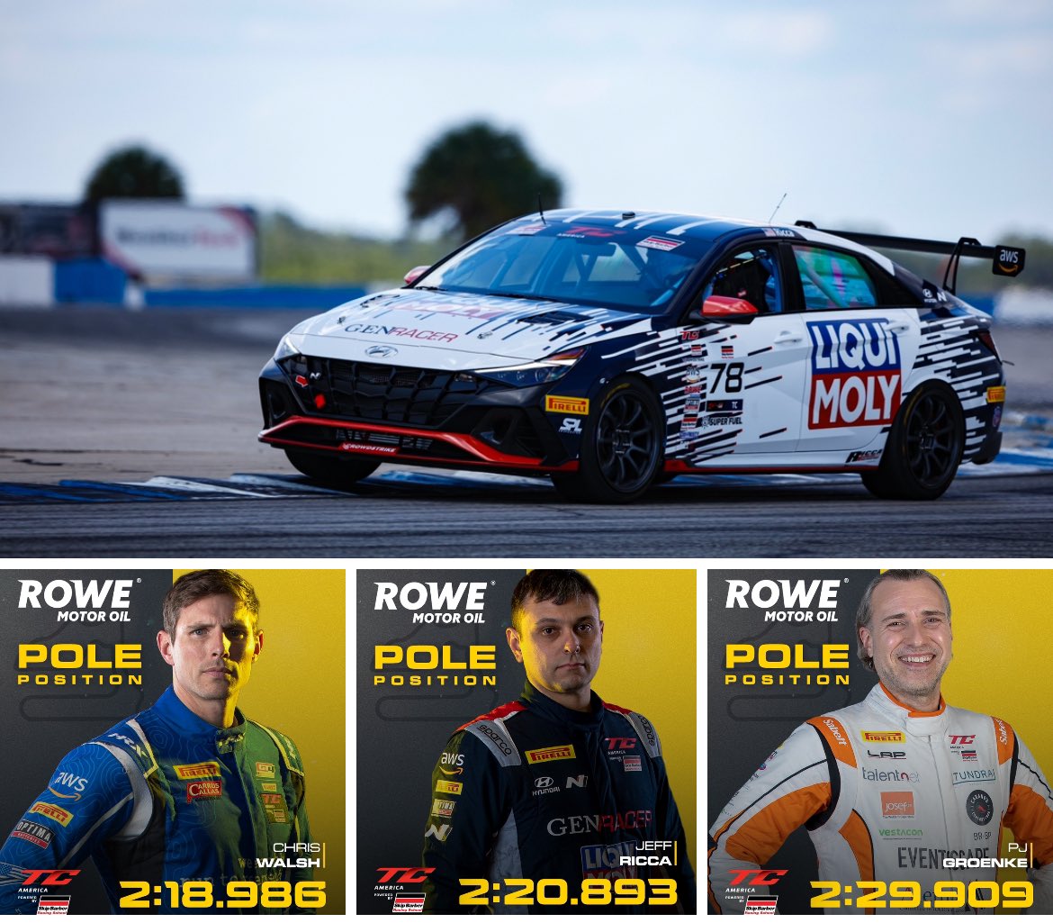 Fast laps by our ROWE Motor Oil pole award winners! 

#TCAmerica #GTSebring
