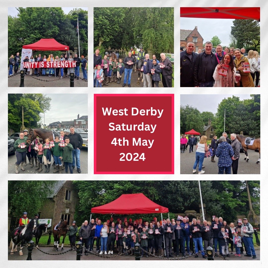 A fantastic community leafleting session today with a great turnout of support, including 3 wonderful horses from Gellings Riding School, to deliver my constituency leaflet across West Derby. #UnityIsStrength