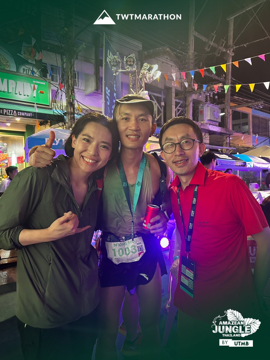 Congratulations Disi Liang 🇨🇳 Champion 100 km finished with the time of 15:39:09. #twtmarathon #UTMB #byUTMB #UTMBWorldSeries #AmazeanTrail #AmazeanJungleTrail @AmazeanTrail @UTMBWorldSeries