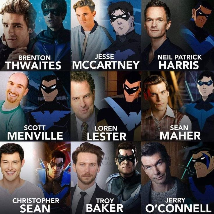 Every Actor who has Voiced/Played Nightwing 💙
