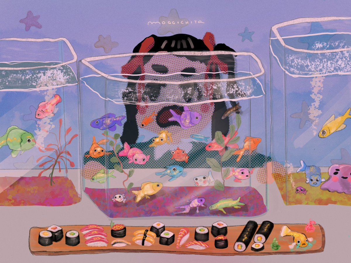 moggichita's tweet photo. anyways here’s art i made w my small human brain in procreate 💗 https://t.co/b7743eZQuJ