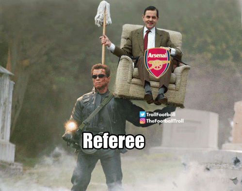 Refs carrying Arsenal like