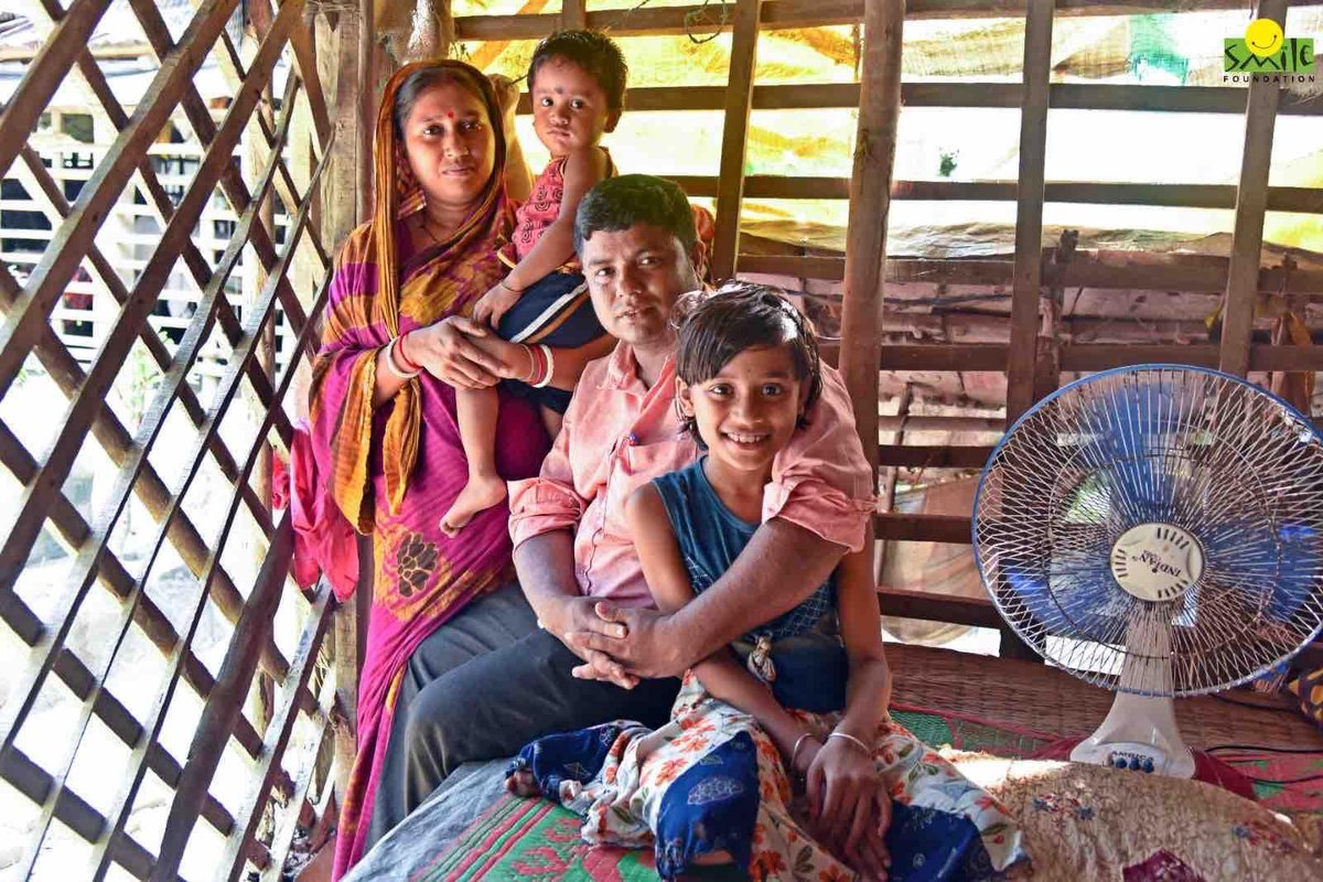 “My elder daughter, Pujashree, is the light of our lives. She is a gifted child, talented and diligent. Along with her studies, she is also a skilled dancer and an amazing reciter. 

She has big dreams. She aspires to become a doctor and serve in our village, providing medical…