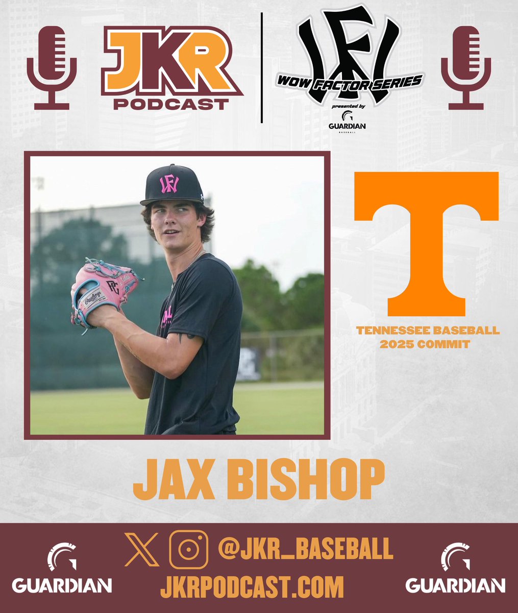 JKR_Baseball's tweet image. ‼️ AVAILABLE NOW ‼️
⚾️Episode #464⚾️
🔴 Jax Bishop
🟠 2025 Tennessee Commit
🔴 Discuss what has led to Wow Factor's success, developing his pitches, playing at Baylor,, and much more!
🎧 podcasts.apple.com/us/podcast/jkr…