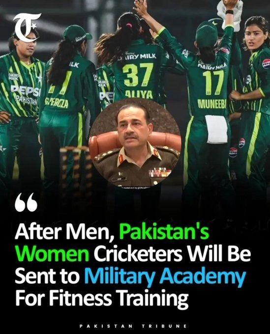 Kashmir_Fact's tweet image. Pak Army's new venture⚠️

After men &amp;amp; women, now #cricketers will be sent to P@k Military Academy for fitness training😂

#PakArmy seems to have a knack for everything except its profession.

#SurrenderArmy  #PakistanLunarMission #LunarMission @OfficialDGISPR @RealBababanaras